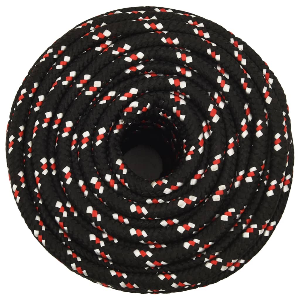 VIDAXL -Kofferchen -Seil 14 mm 25 m Polypropylenschwarz