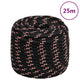 VIDAXL -Sturzseil 16 mm 25 m Polypropylenschwarz