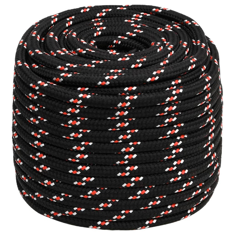 VIDAXL -Kofferchen Seil 18 mm 25 m Polypropylenschwarz