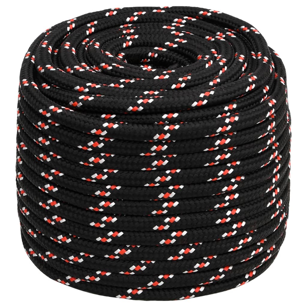 VIDAXL -Kofferchen Seil 18 mm 100 m Polypropylenschwarz