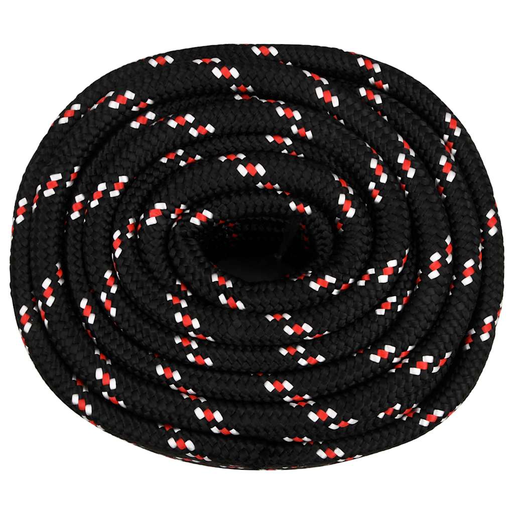 Vidaxl -Bootseil 20 mm 50 m Polypropylenschwarz