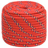 Vidaxl -Bootseil 18 mm 25 m Polypropylenrot