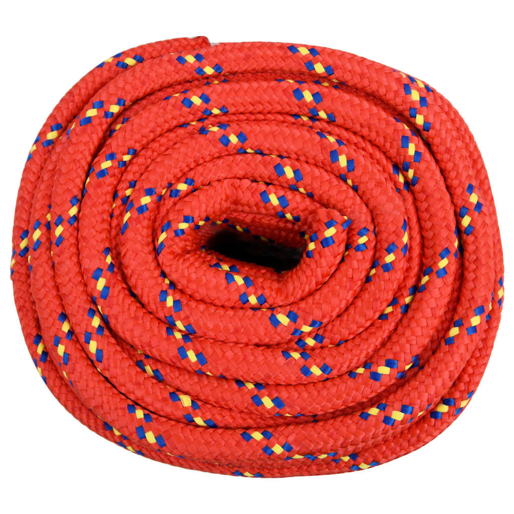 Vidaxl -Bootseil 20 mm 50 m Polypropylenrot