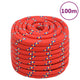 Vidaxl -Bootseil 20 mm 100 m Polypropylenrot