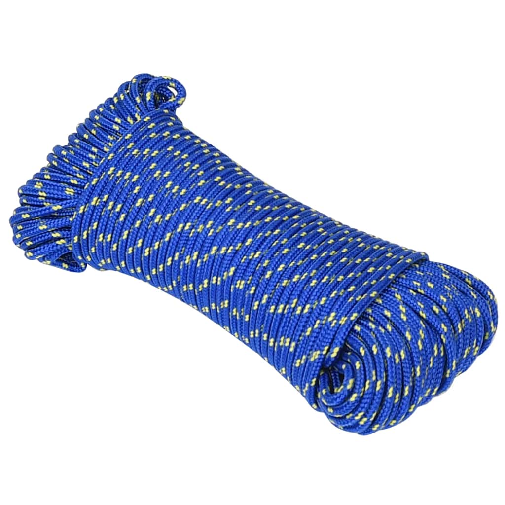 Vidaxl -Bootseil 4 mm 25 m Polypropylenblau