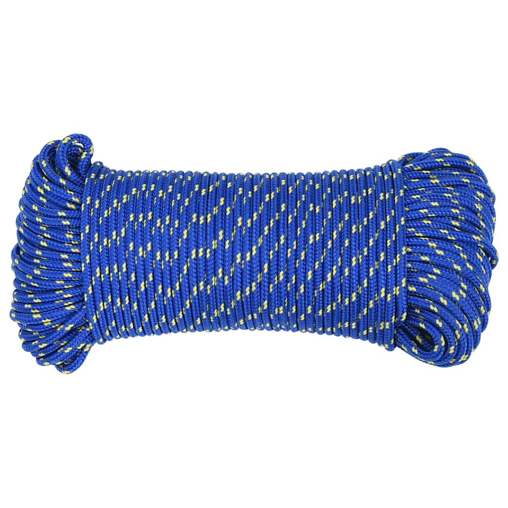 Vidaxl -Bootseil 4 mm 25 m Polypropylenblau