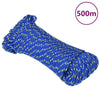 Vidaxl -Bootseil 4 mm 500 m Polypropylenblau