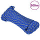Vidaxl -Bootseil 4 mm 500 m Polypropylenblau