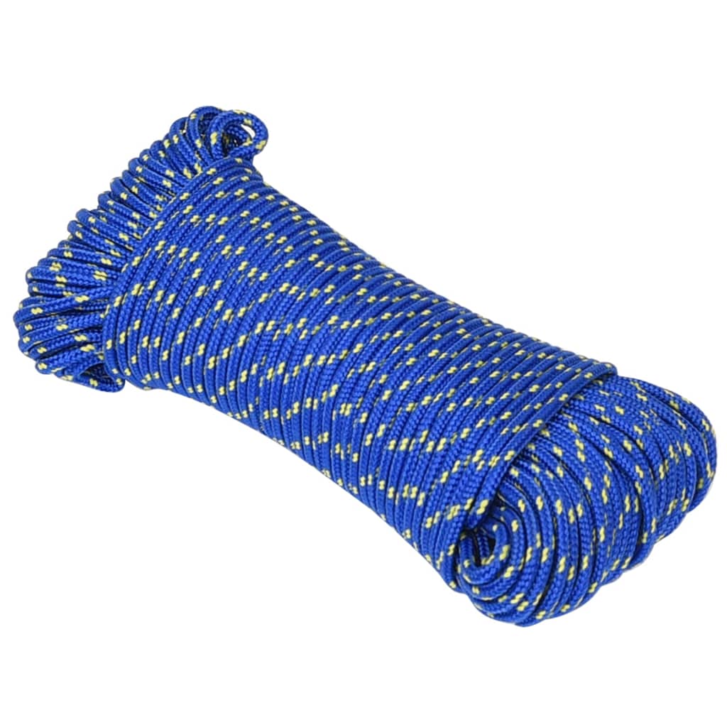 Vidaxl -Bootseil 4 mm 500 m Polypropylenblau