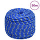VIDAXL -Kofferchen -Seil 6 mm 50 m Polypropylenblau