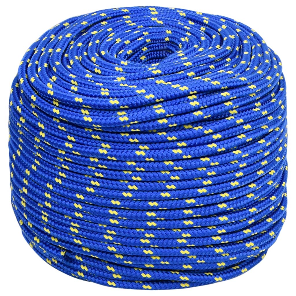 Vidaxl -Bootseil 8 mm 25 m Polypropylenblau