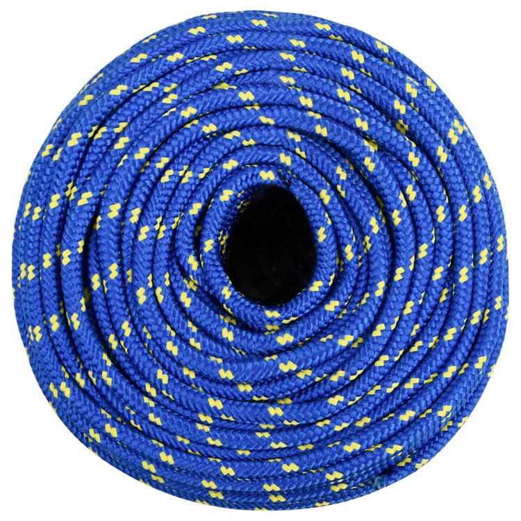 Vidaxl -Bootseil 10 mm 500 m Polypropylenblau