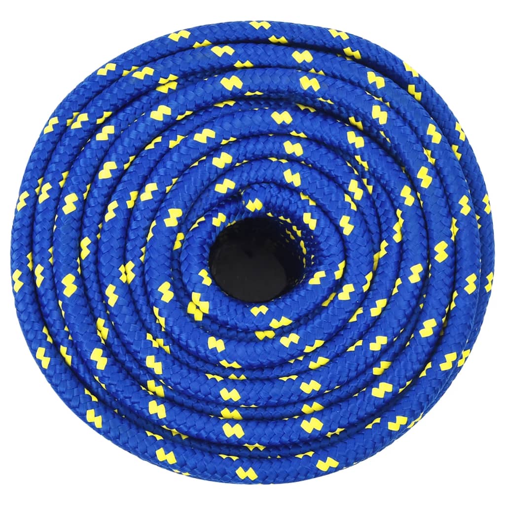 Vidaxl -Bootseil 12 mm 25 m Polypropenblau