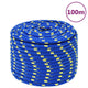Vidaxl -Bootseil 12 mm 100 m Polypropenblau