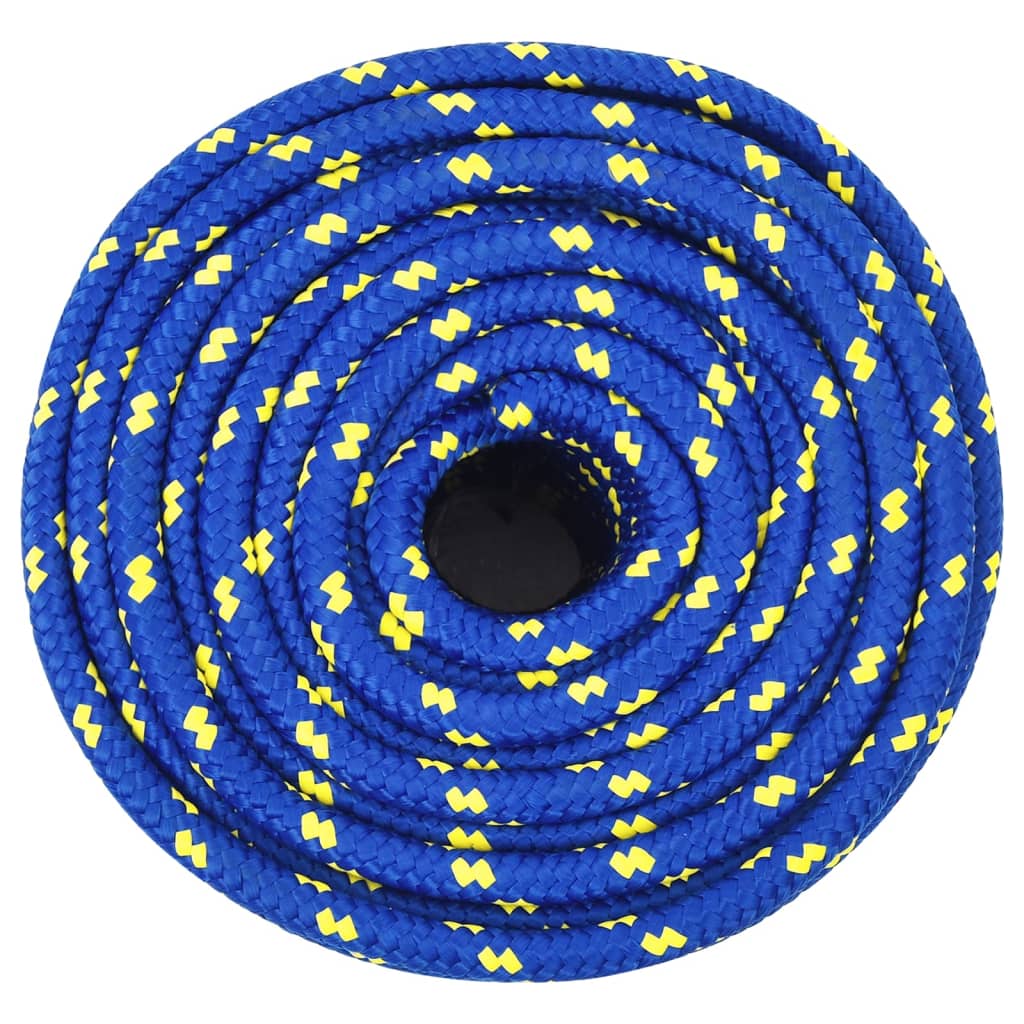 Vidaxl -Bootseil 14 mm 100 m Polypropenblau