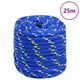 Vidaxl -Bootseil 18 mm 25 m Polypropenblau