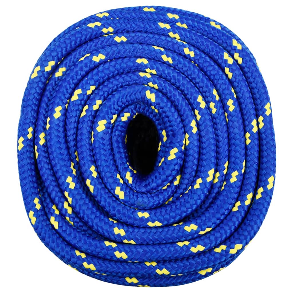Vidaxl -Bootseil 18 mm 25 m Polypropenblau
