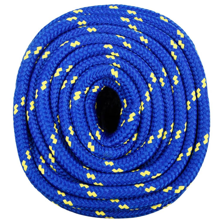 Vidaxl -Bootseil 18 mm 100 m Polypropenblau