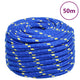 Vidaxl -Bootseil 20 mm 50 m Polypropenblau