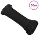 Vidaxl -Bootseil 3 mm 50 m Polypropen schwarz