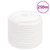 Vidaxl -Bootseil 16 mm 250 m Polypropylen Voll weiß