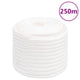 Vidaxl -Bootseil 16 mm 250 m Polypropylen Voll weiß