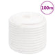 Vidaxl -Bootseil 18 mm 100 m Polypropylen Voll weiß