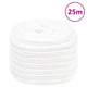Vidaxl -Bootseil 20 mm 25 m Polypropylen Voll weiß