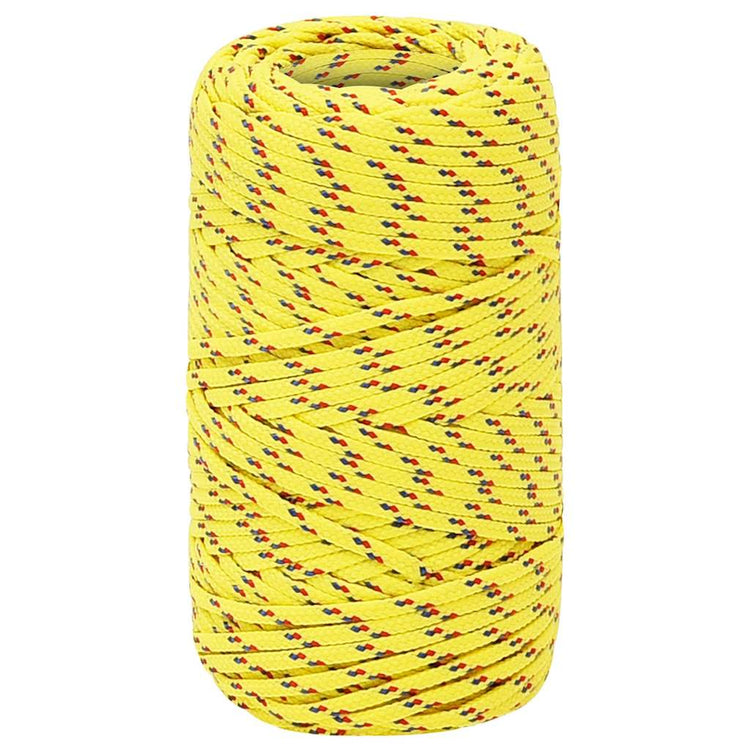 Vidaxl -Bootseil 2 mm 50 m Polypropylengelb