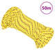 VIDAXL -Kofferchen 3 mm 50 m Polypropylengelb