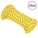 Vidaxl -Bootseil 4 mm 25 m Polypropylengelb