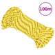 Vidaxl -Bootseil 5 mm 100 m Polypropylengelb