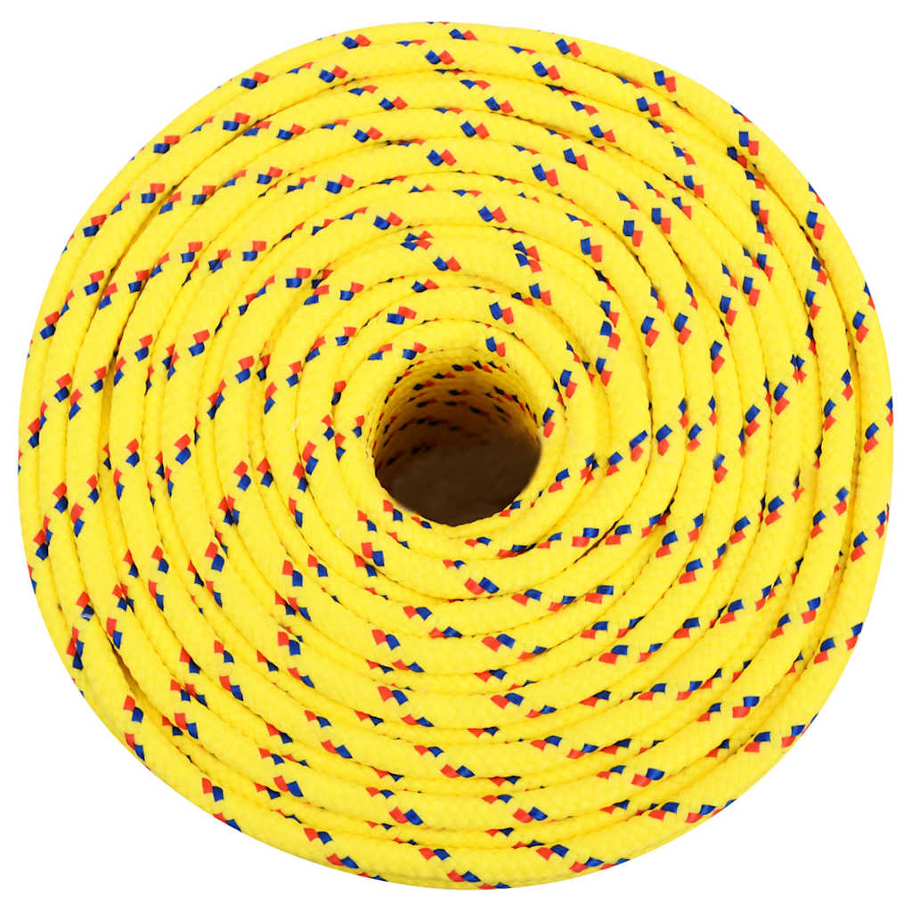 Vidaxl -Bootseil 6 mm 50 m Polypropylengelb