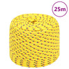 Vidaxl -Bootseil 8 mm 25 m Polypropylengelb