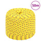 Vidaxl -Bootseil 8 mm 50 m Polypropylengelb