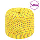Vidaxl -Bootseil 10 mm 50 m Polypropylengelb