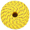 Vidaxl -Bootseil 10 mm 50 m Polypropylengelb