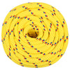 Vidaxl -Bootseil 16 mm 250 m Polypropylengelb