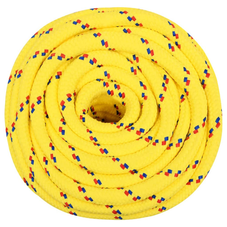 Vidaxl -Bootseil 16 mm 250 m Polypropylengelb