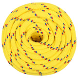 Vidaxl -Bootseil 18 mm 25 m Polypropylengelb - afbeelding 3