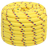 Vidaxl -Bootseil 20 mm 50 m Polypropylengelb - afbeelding 2