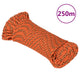 Vidaxl -Bootseil 3 mm 250 m Polypropylenorange