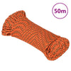 Vidaxl -Bootseil 4 mm 50 m Polypropylenorange