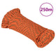 Vidaxl -Bootseil 4 mm 250 m Polypropylenorange