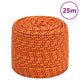 Vidaxl -Bootseil 8 mm 25 m Polypropylenorange