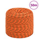 Vidaxl -Bootseil 8 mm 50 m Polypropylenorange