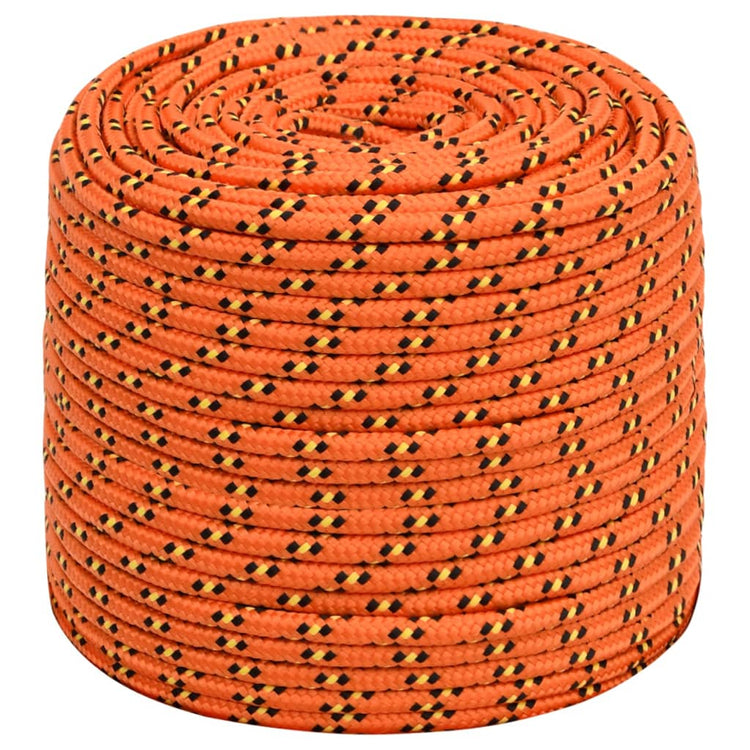 Vidaxl -Bootseil 8 mm 500 m Polypropylenorange