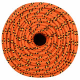 Vidaxl -Bootseil 10 mm 100 m Polypropylenorange - afbeelding 3