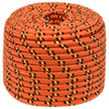 Vidaxl -Bootseil 12 mm 25 m Polypropylenorange