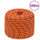 Vidaxl -Bootseil 12 mm 100 m Polypropylenorange
